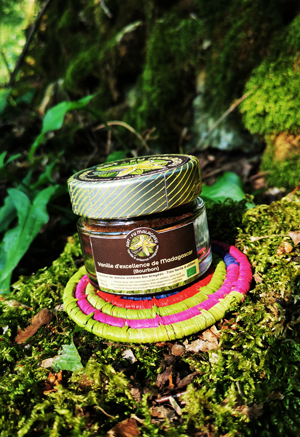 pot de poudre de vanille gourmet de Madagascar