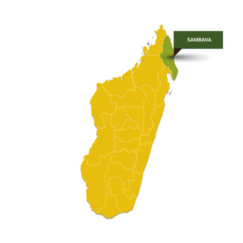 madagascar carte de Madagascar situant Sambava